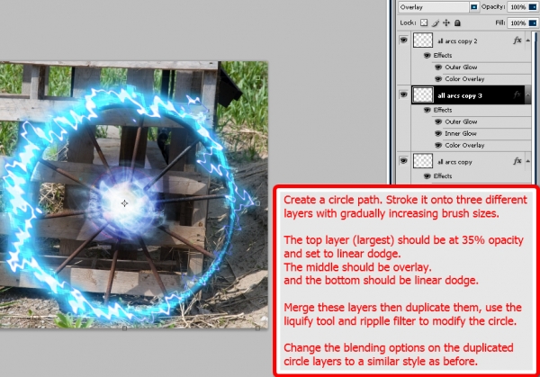 Creation of Energy Wheel: Step 4